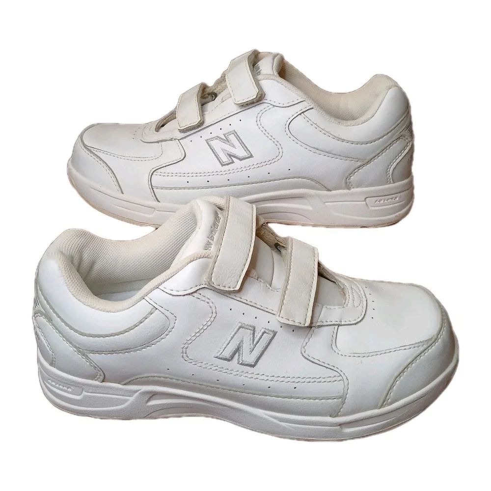 NB-New Balance 576 WALKING DSL Hook and Loop White SNEAKERS Shoes Sz 9‎ 2E #1300